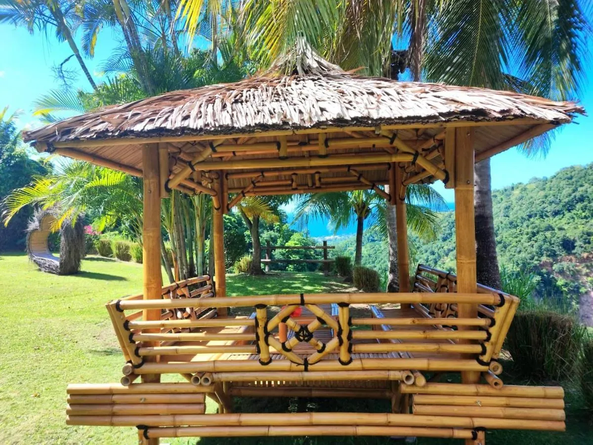 Gite 4 Etoiles, La Vieille Sucrerie St Claude Guadeloupe, Jacuzzi Spa Privatif, Vue Exceptionnelle Sur La Mer Des Caraibes 바스테르