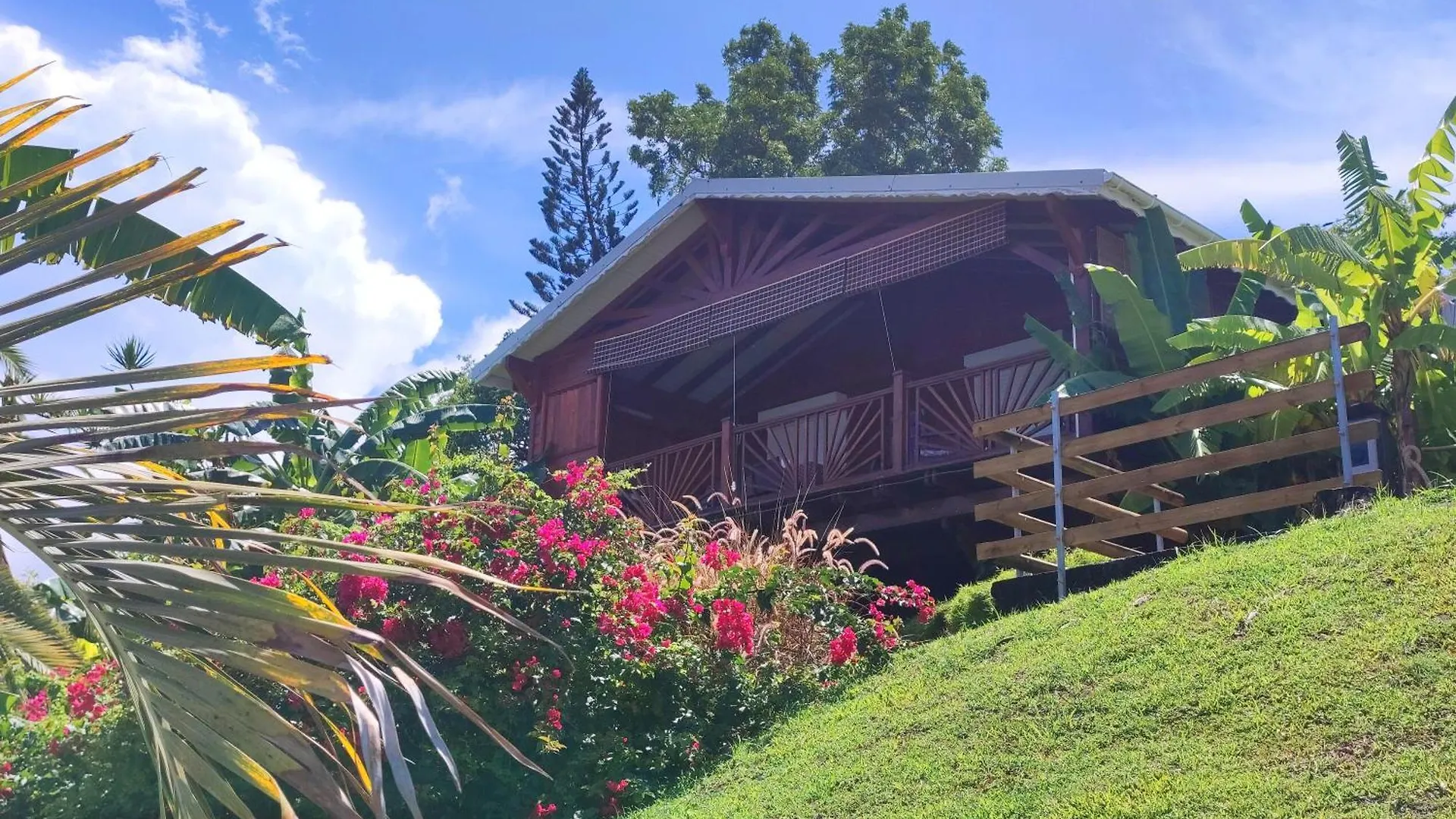 Gite 4 Etoiles, La Vieille Sucrerie St Claude Guadeloupe, Jacuzzi Spa Privatif, Vue Exceptionnelle Sur La Mer Des Caraibes 바스테르 펜션